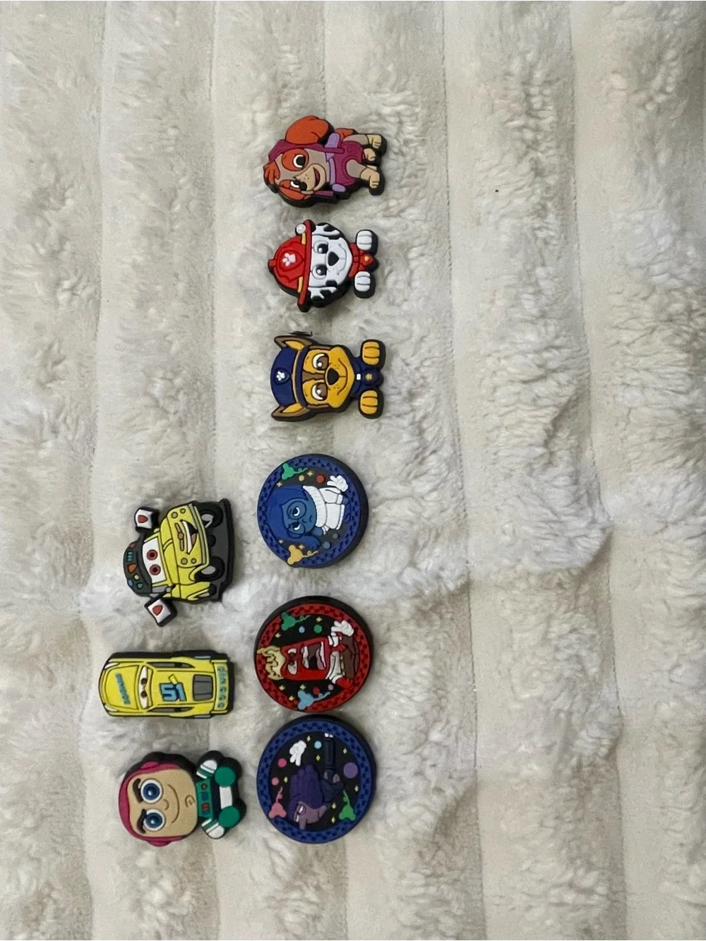 9pc bulk croc charms